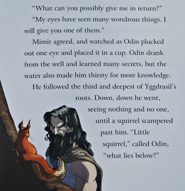 Usborne Illustrated Norse Myths. Odin's Thirst for knowledge