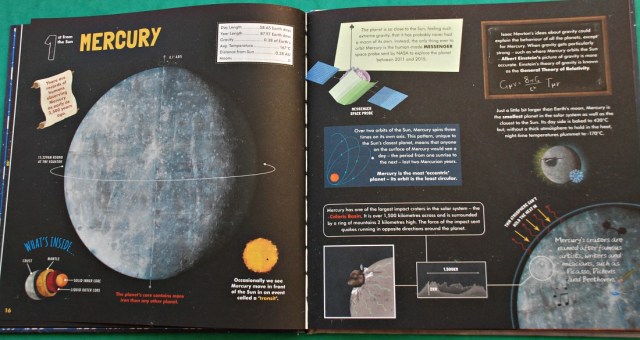 Discover Our Solar System. Each planet has a 2 page spread filled with facts