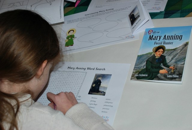 Mary Anning Worksheets from the the Activity Village website