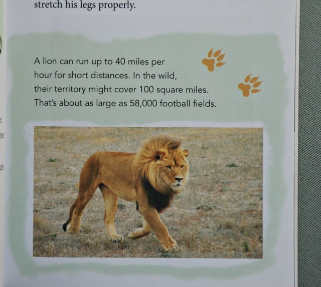 Some of the animal facts included in the Born Free books