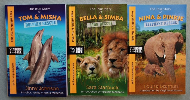 Born Free Books - Tom & Misha, Bella & Simba, Nina & Pinkie