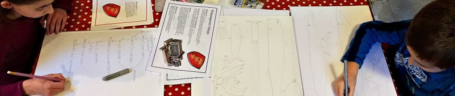 working together at the kitchen table