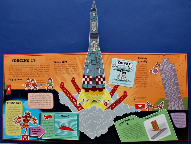 Feel the Force, Super Science Pop Up Physics book. All about forces