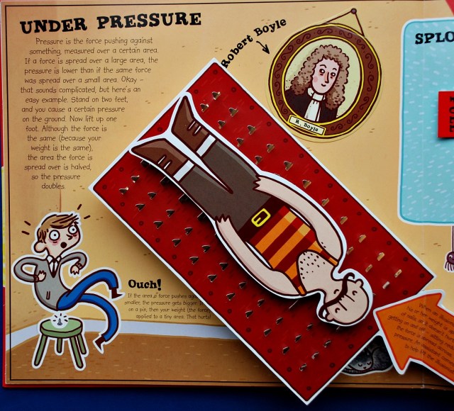 Super Science Feel the Force Book. Under presuure using a bed of nails as an example