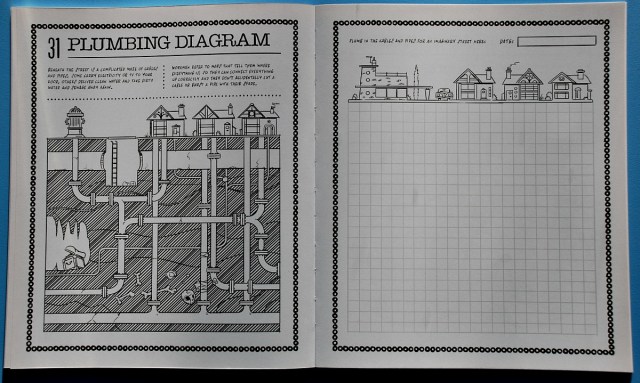 Get Mapmaking! How to get creative with maps. A Plumbing Map with a page for the kids to design their own pipe system