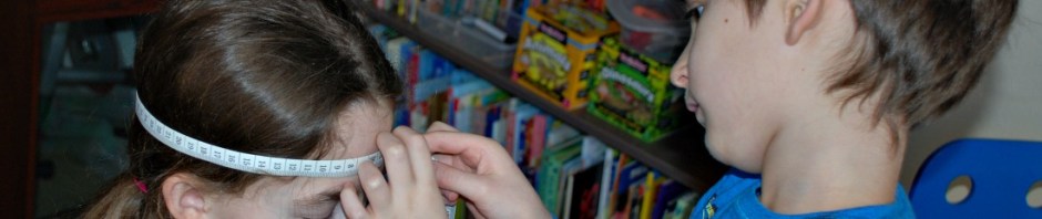 Use a tape measure to measure different body parts and then convert the cm to mm and m. Fun way for the kids to practice converting units of measurement