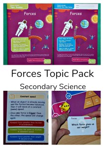 Forces Topic pack by Oaka Books. A secondary science learning pack. Great for home education