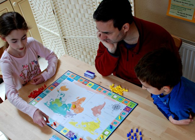 board game learning with On the Map game by Oaka Books