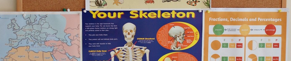 Learning Board in the Kids room