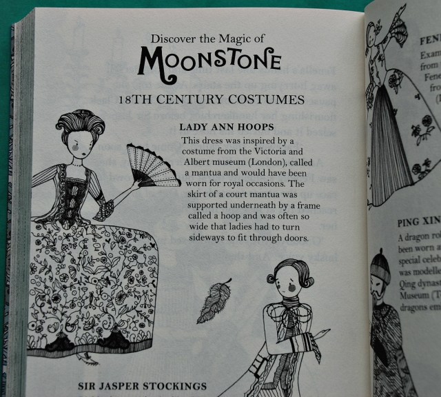 Midnight at Moonstone includes Historical costumes worn by mannequins who come to life