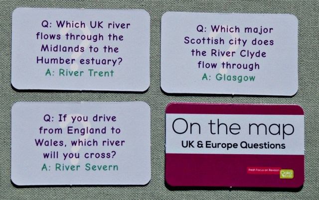 On the Map question cards include a number of questions on the UK