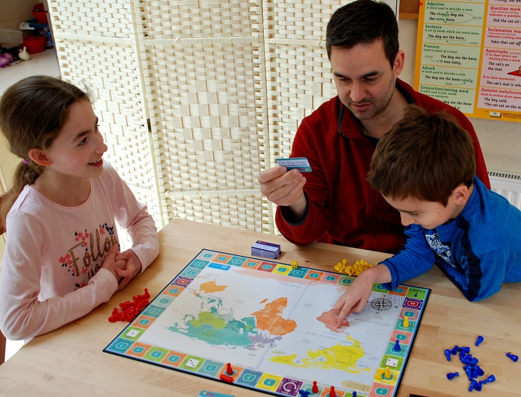 Playing and learning with the On the Map board game by Oaka Books