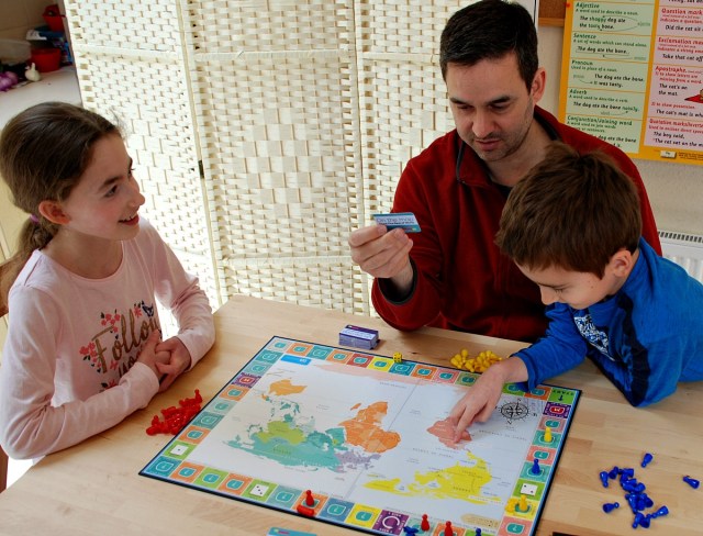 Playing and learning with the On the Map board game by Oaka Books