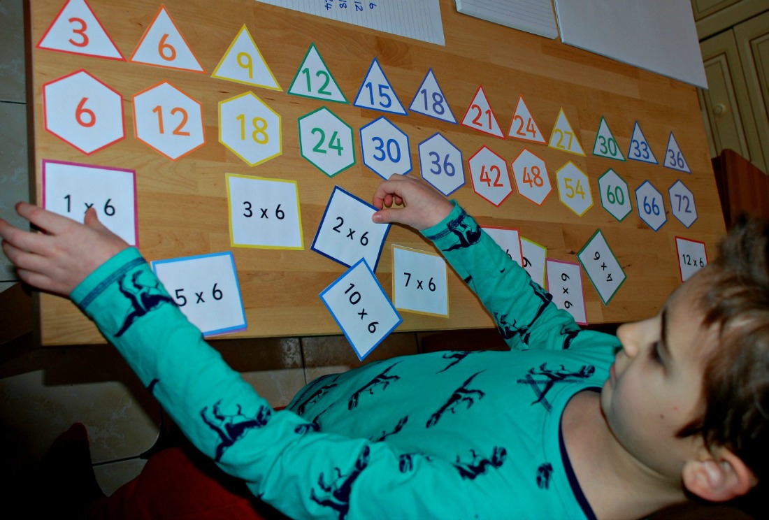 skip counting and times table folding cards from Activity Village