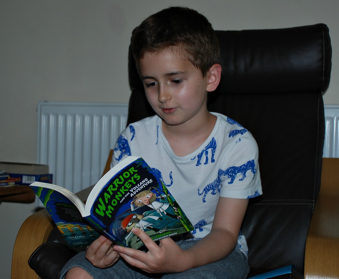 Reading Warrior Monkeys and the Volcano Adventure