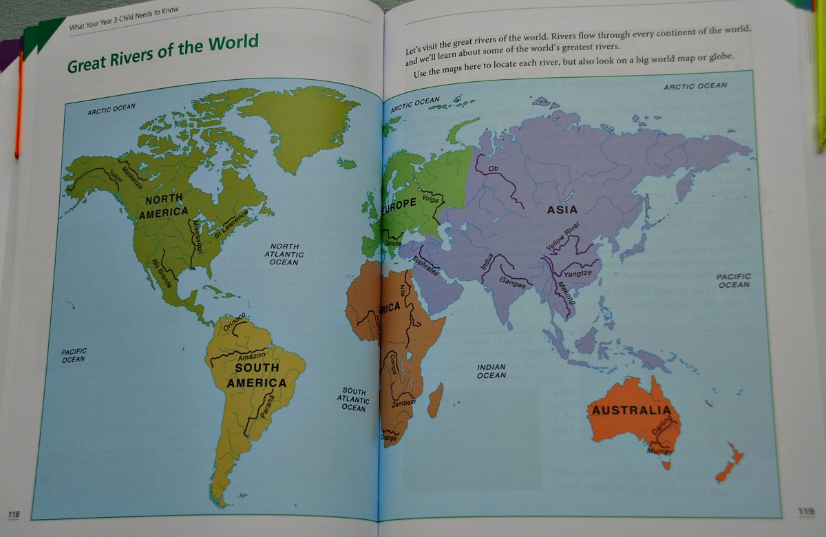 Geography Great Rivers of the World. What Your Year 3 Child Needs to Know