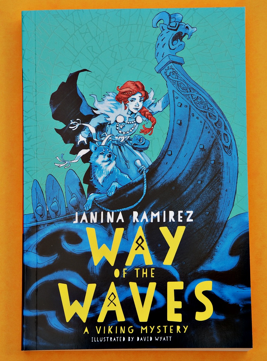 Way of the Waves written by Janina Ramirez. A Viking Mystery. Fun reading filled with historical references perfect for kids. Key stage 2