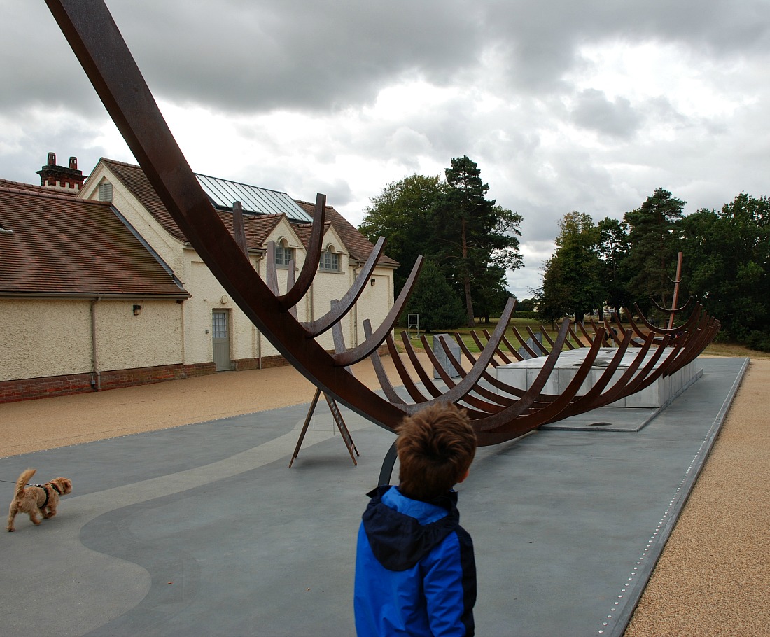 The Great ship outline at Sutton Hoo