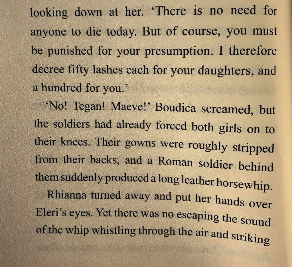 Queen of Darkness by Tony Bradman. An inside page