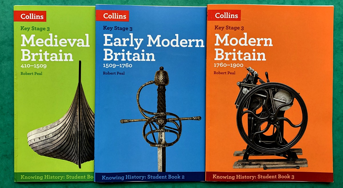 Key Stage 3 Collins History books written by Robert Peal ofamily learning together