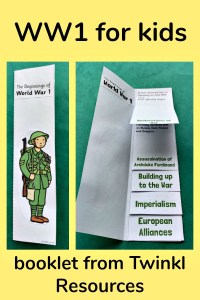 World War 1 booklet from Twinkl Resources. Perfect for primary aged kids learning about WW1