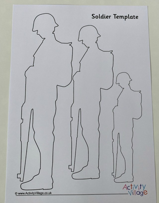 Activity Village soldier template