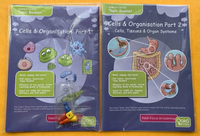 Oaka Books Cells and Organisation Topic Packs