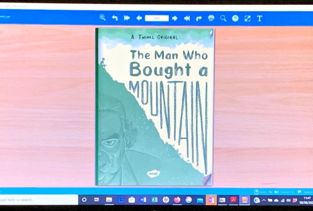 The man who bought a mountain Twinkl eBook