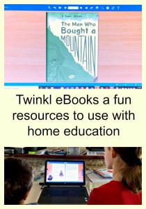 Using Twinkl eBooks as part of our home education. Fun, little prep work involved and the kids learn lots