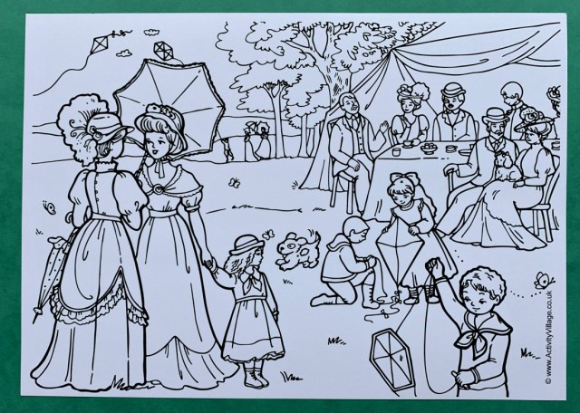 Activity Village Decade colouring page