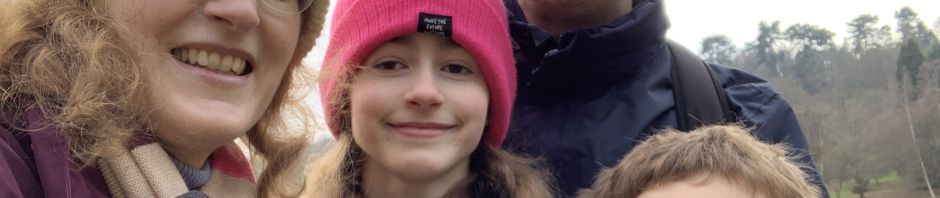 family photo ofamily learning together