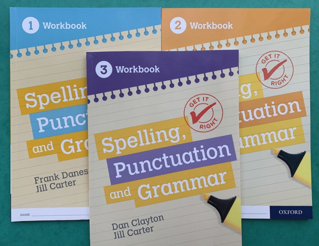 Get It Right workbooks 1 - 3. Grammar, Punctuation and Spelling for KS3