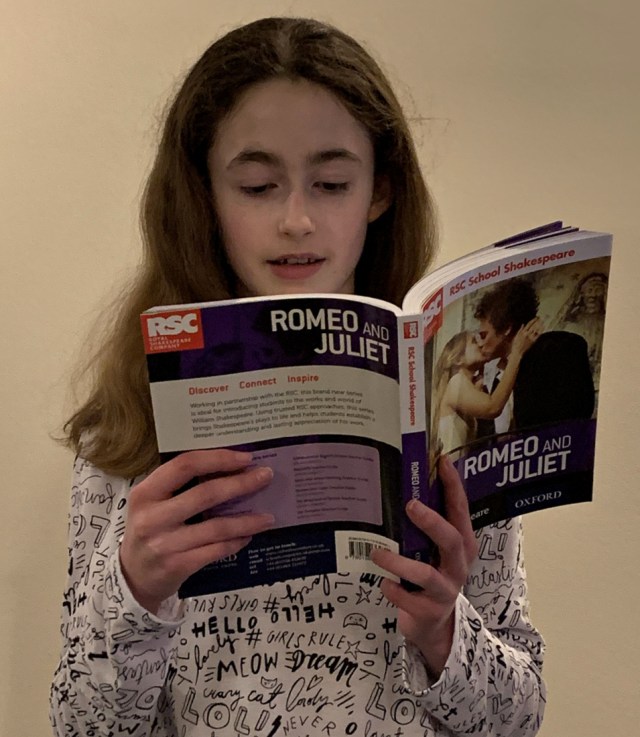 reading speaches from Romeo and Juliet