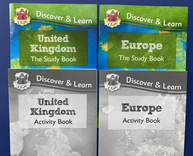 KS2 Geography. UK and Europe books by CGP
