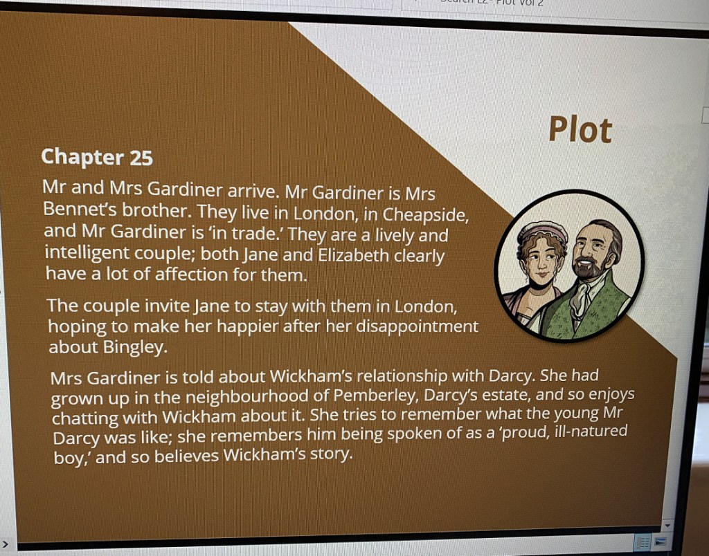 Pride and Prejudice pages from Twinkl Beyond