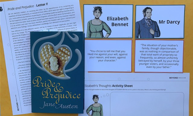 Pride and Prejudice pages from Twinkl Beyond