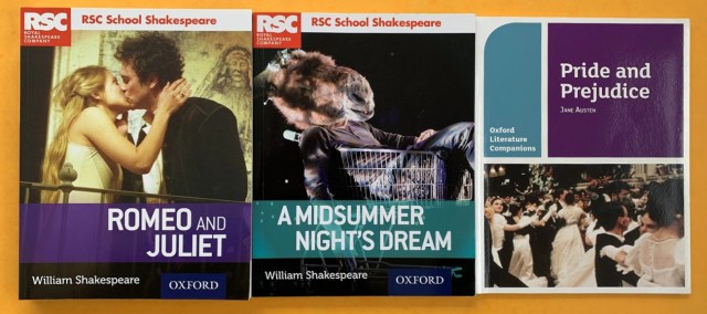 RSC School Shakespeare Books and Pride and Prejudice Companion