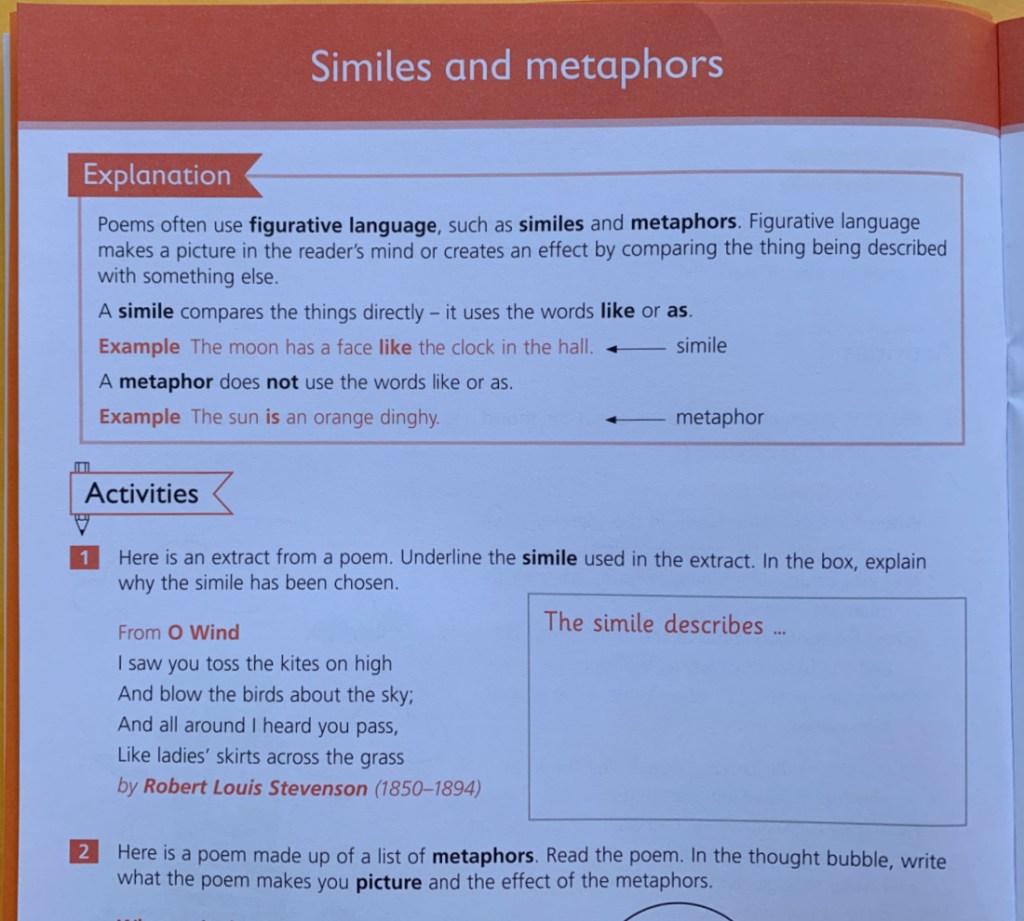 Schofield & Sims Understanding English Poetry workbook for KS2