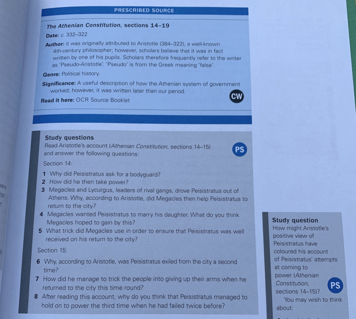 Ancient History Books for GCSE | ofamily learning together