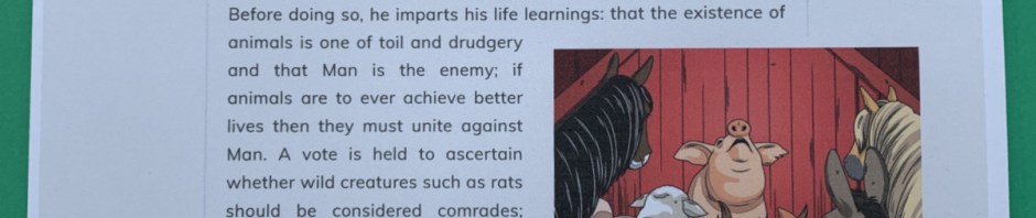 Twinkl resources GCSE Revision guide on Animal Farm