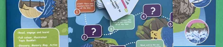 Oaka Books KS3 Geography. Coastal Processes and Landforms Topic Pack. Perfect for visual learners and home eduactors