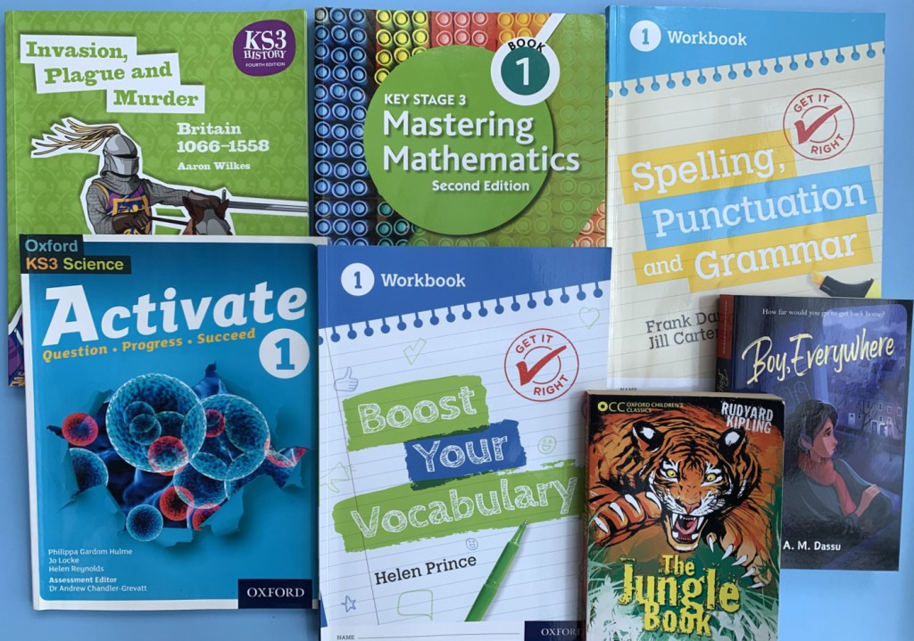 Year 7 resources that we used in our home education and recommend